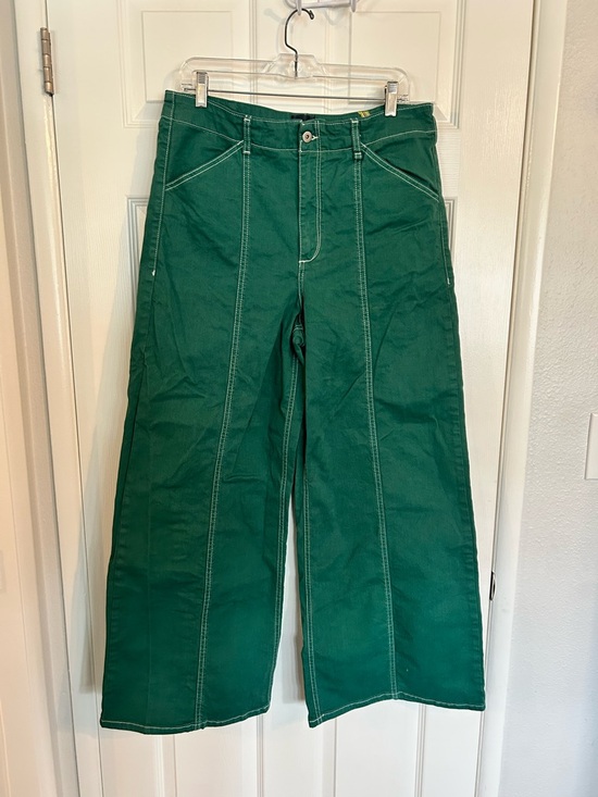Maeve Pants - Maeve Wide leg green pants sz 32